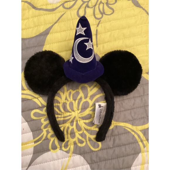 NWOT Disney Parks Paris Mickey Mouse Sorcerer Apprentice Fantasia Ears Headband
